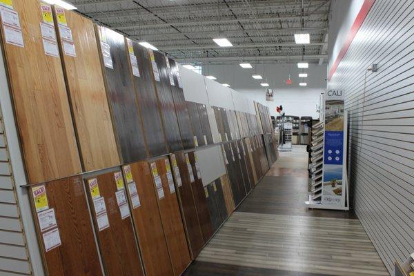 In stock hardwood flooring