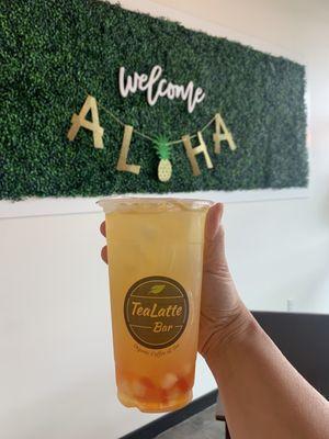 Peach Cantaloupe Green Tea