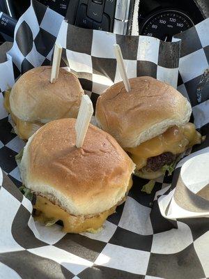 Three scrumptious sliders their way!