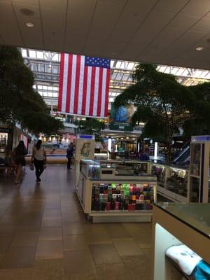 Located right near center of mall