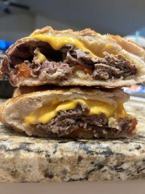 Authentic Philly Cheesesteak Panini