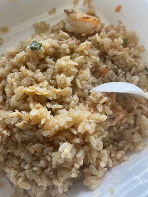 Shrimp fried rice w/ vegetables