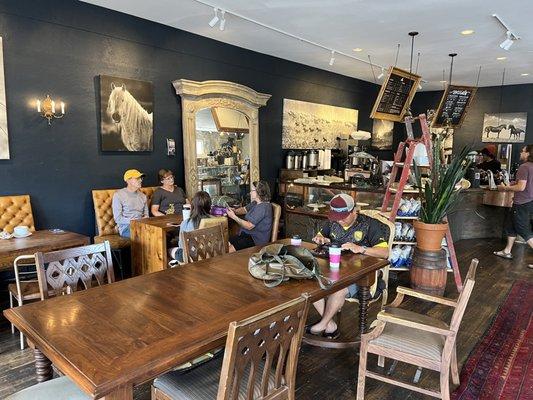 Bar and dining area