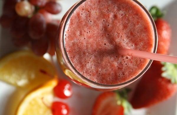 Fresh ALL FRUIT smoothie.