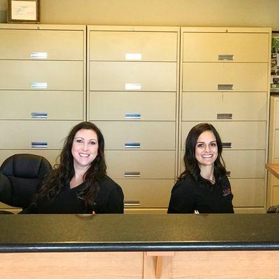 Our warm and welcoming front office staff.