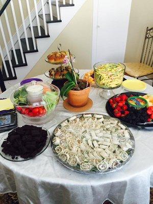 Our Open house healthy snacks!