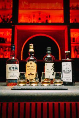 International Whiskey Flights