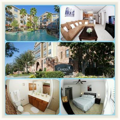 Our fully furnished corporate apartments in the greater Houston area