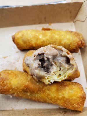 Chessesteak eggrolls