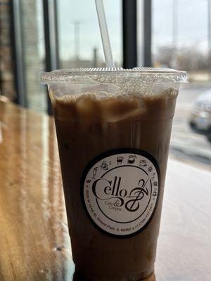 Carmel iced coffee