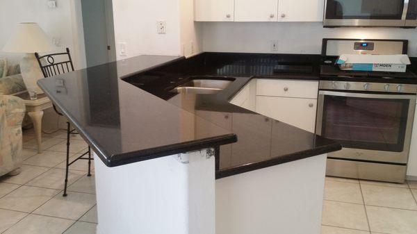 #blackgalxy #granite #allgraniteandmarble #sarasotafabricator #kitchen #kitchenremodel