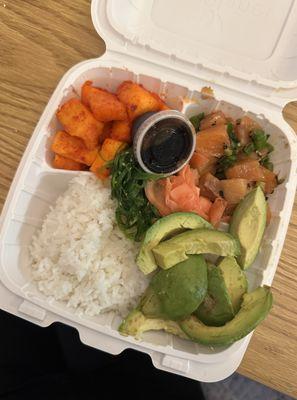 Salmon Poke w/ Avocado and Pineapple