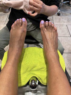 Pedi completed