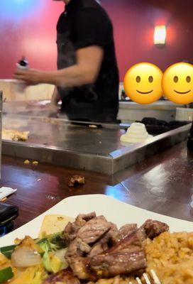 Hibachi chef. He was amazing and food was delicious!