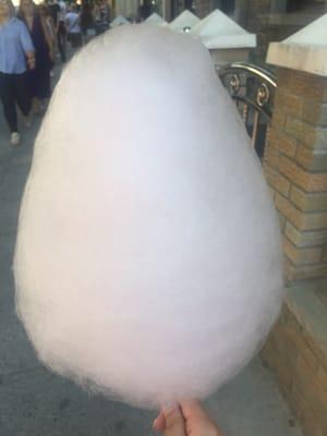 My cherry flavored cotton candy! Pinky and its huge!!