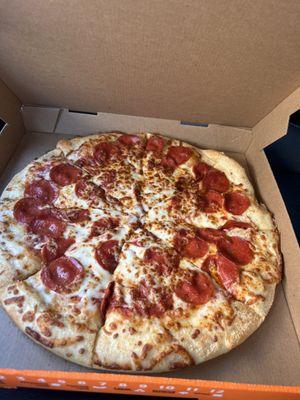 Pepperoni pizza