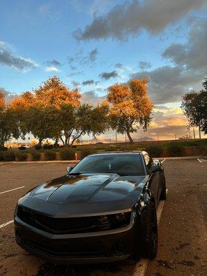 Here's a pic of my freshly washed Camaro!