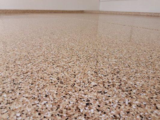 Saddletan full flake epoxy system