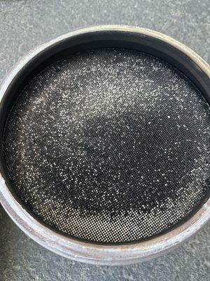 Plugged dpf filter