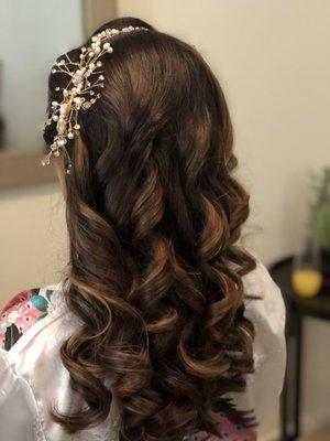 Bridal hair