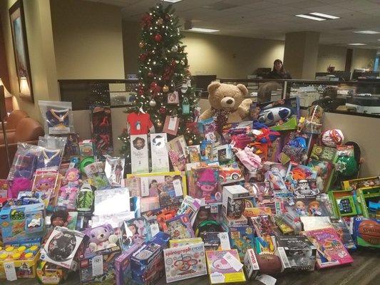 Our 2016 Christmas Toy Drive- It's wonderful to give back!