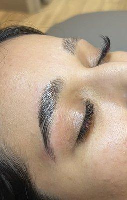 Brow lamination