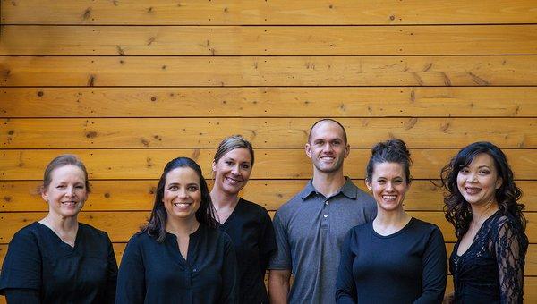 The dental hygiene and assistant team.