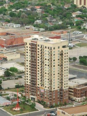 View of Vidorra from the Tower of the Americas