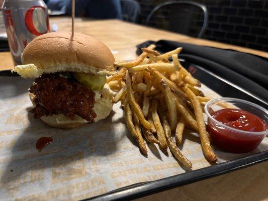 Korean fried chicken sandwich