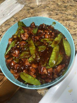 Beef with Snow peas