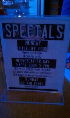 WAB specials