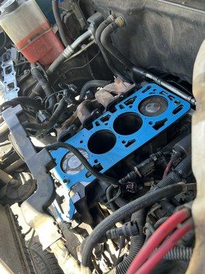 Blown head gasket repair