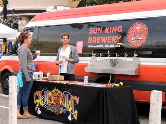 Enjoy a cold Sin King Beer at the festival.