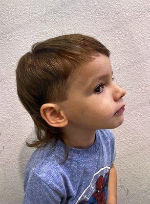 Mullet cut!