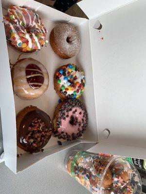 Half dozen donuts