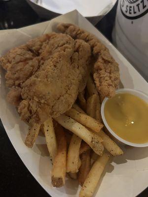 Chicken Fingers and fries