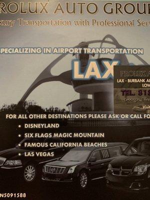 Specializing in Airport Transportation