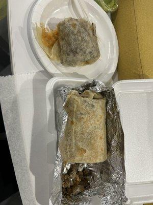 Carne Asada burrito