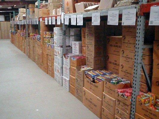 Inside our warehouse (before remodeling)