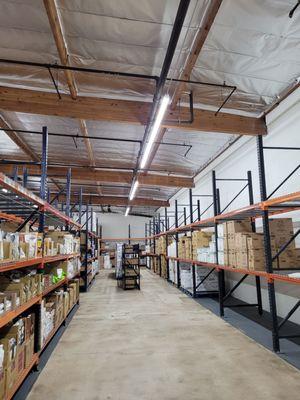 Large Warehouse Aisles