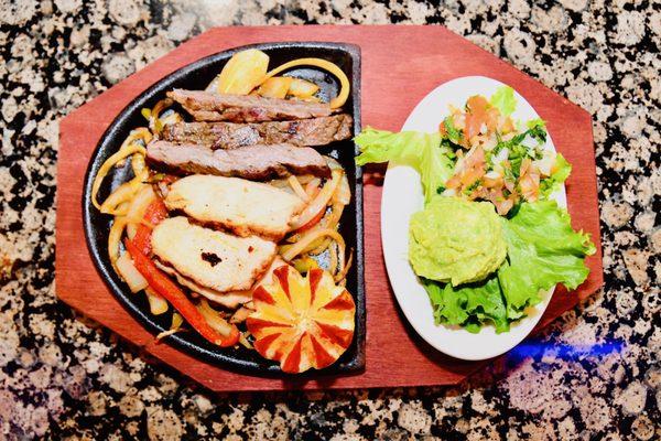 Fajitas beef and chicken