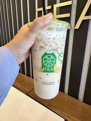 Rose milk tea