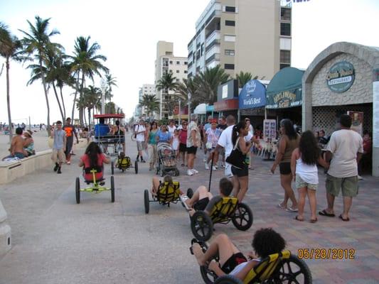 Ride your bike on the Boardwalk