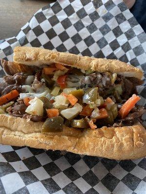 Italian beef with sweet peppers