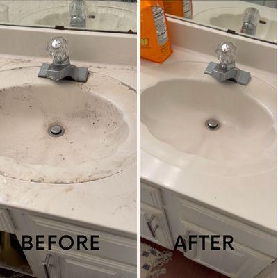 Bathroom sink transformation