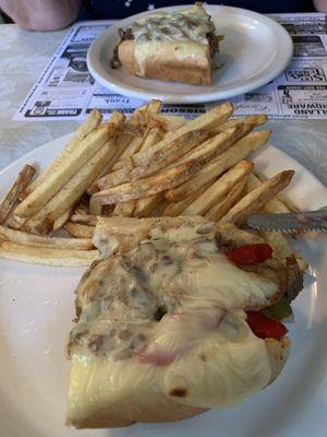 Steak Hoagy - tender, loaded w/ sautéed sweet & green peppers.