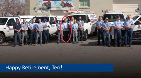 Happy Retirement, Teri!