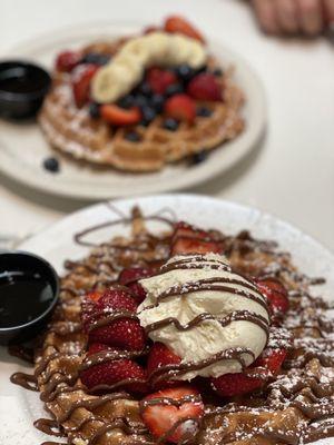 Nutella Waffle $16.95