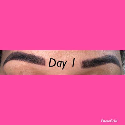 Microblading Day 1