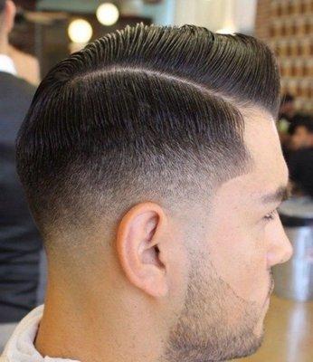 Taper Comb Over Fade